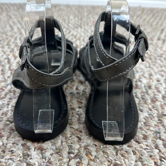 Cole Haan Deandra Leather Gladiator Sandal in Gunsmoke Metallic - Picture 7 of 12